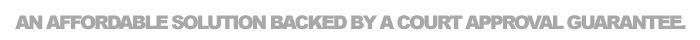 Affordable Divorce Solution With Court Approval Guarantee.